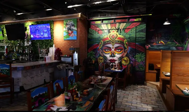 Aztec mural