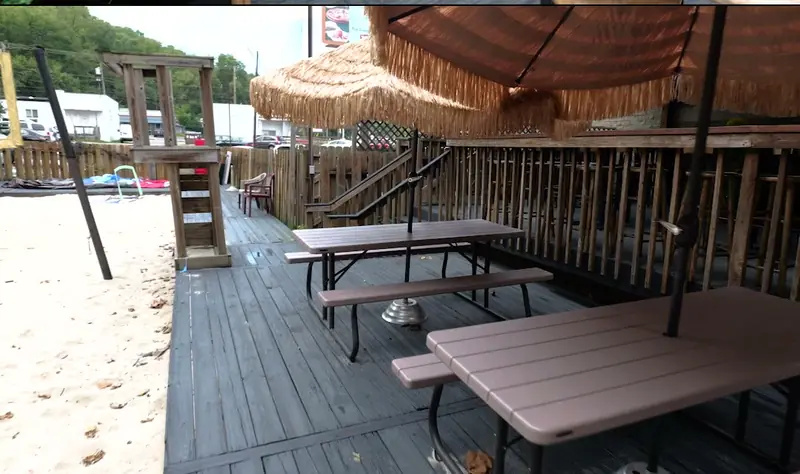Sand patio